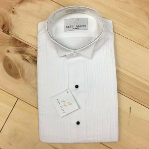 NWT Neil Allyn Mens Shirt Tuxedo S 30/31